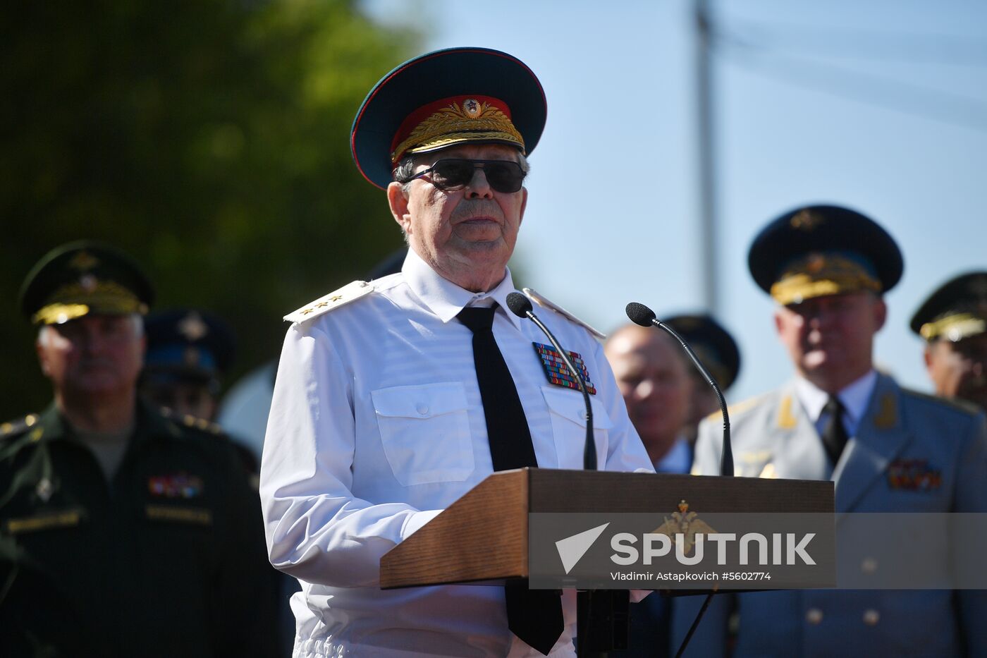 Opening of monument to General Vasily Margelov