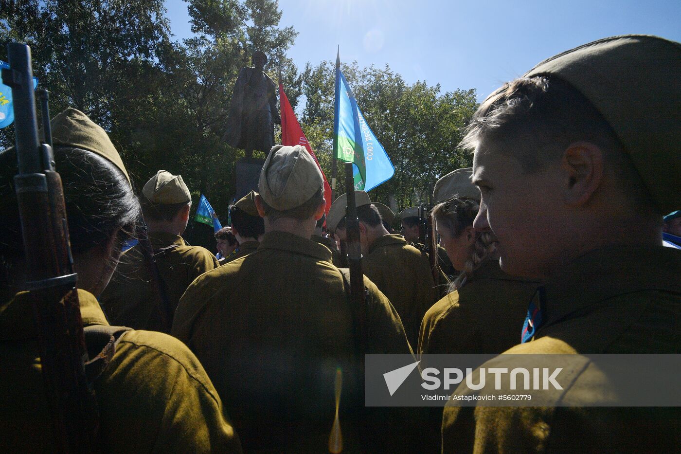 Opening of monument to General Vasily Margelov