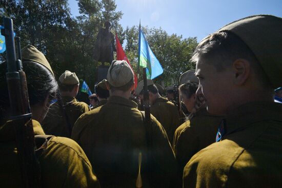 Opening of monument to General Vasily Margelov