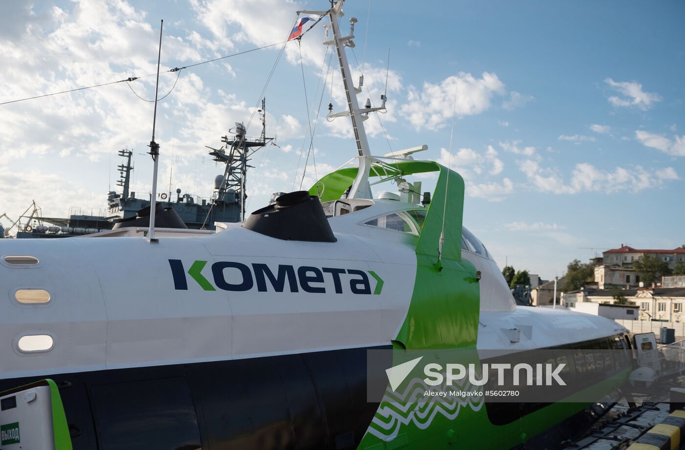 Kometa 120M high-speed boat performs maiden voyage