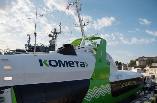 Kometa 120M high-speed boat performs maiden voyage