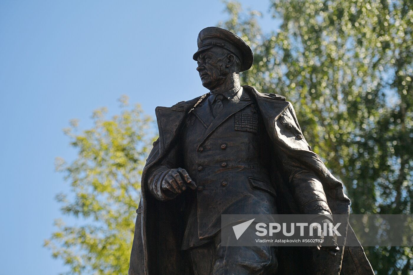 Opening of monument to General Vasily Margelov