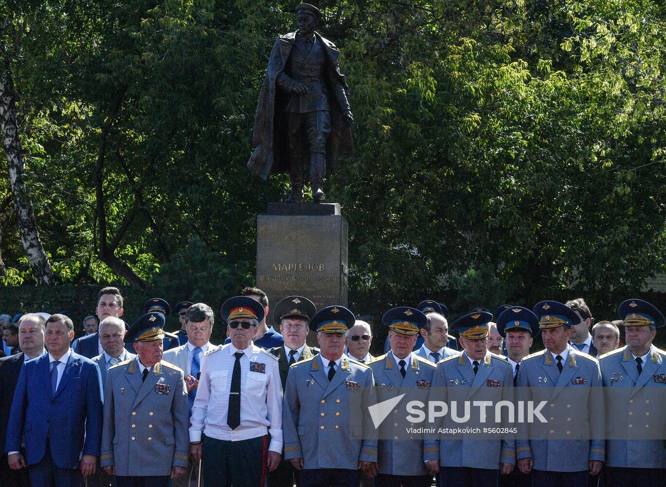 Opening of monument to General Vasily Margelov