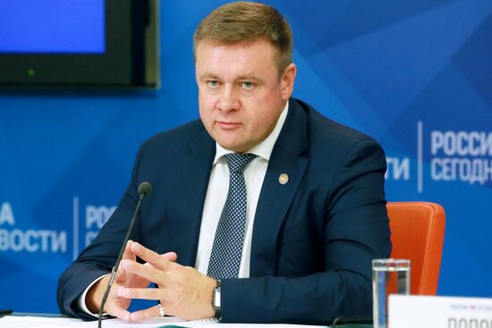 News conference with Ryazan Region Governor Nikolai Lyubimov
