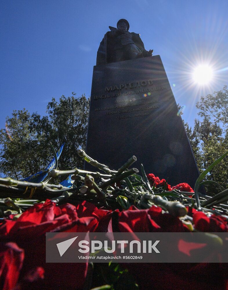 Opening of monument to General Vasily Margelov