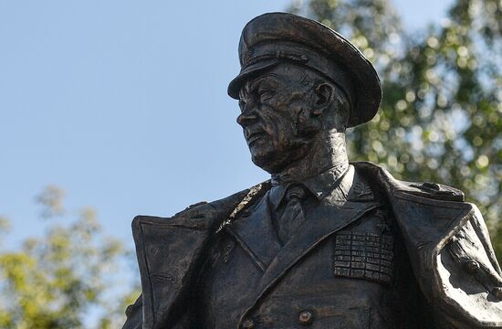 Opening of monument to General Vasily Margelov