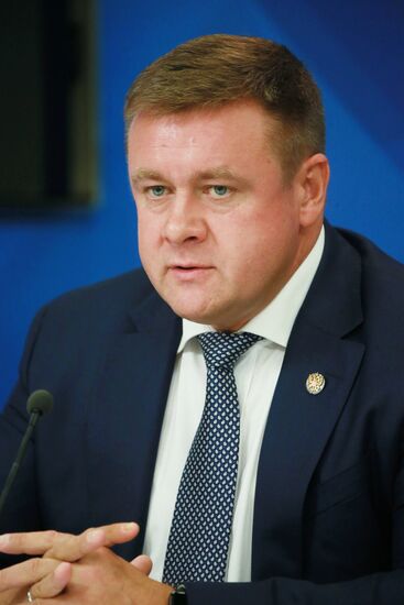 News conference with Ryazan Region Governor Nikolai Lyubimov
