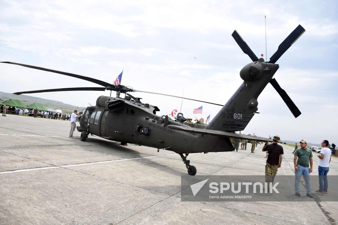 Kick-off ceremony for Noble Partner military exercise in Georgia