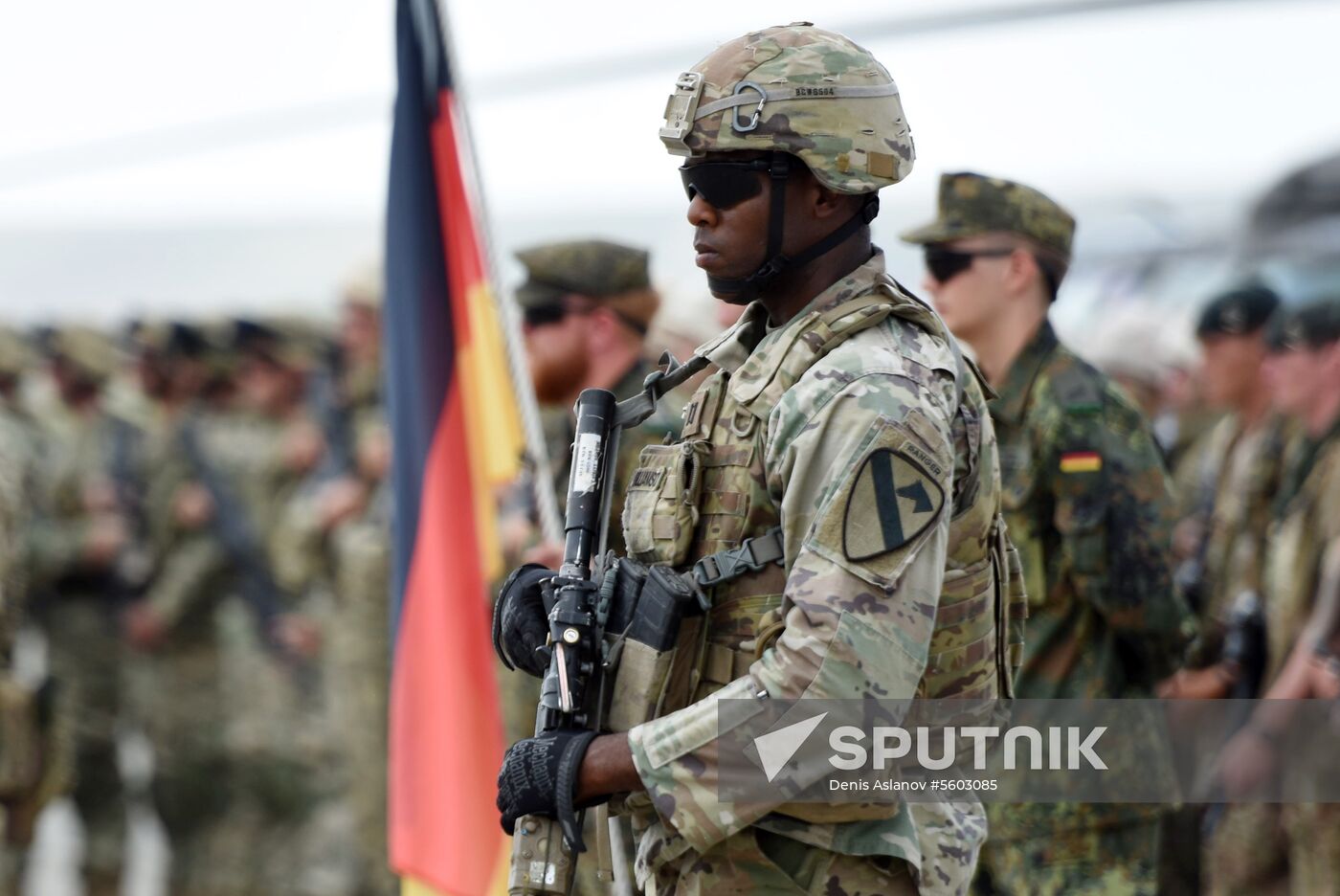 Kick-off ceremony for Noble Partner military exercise in Georgia