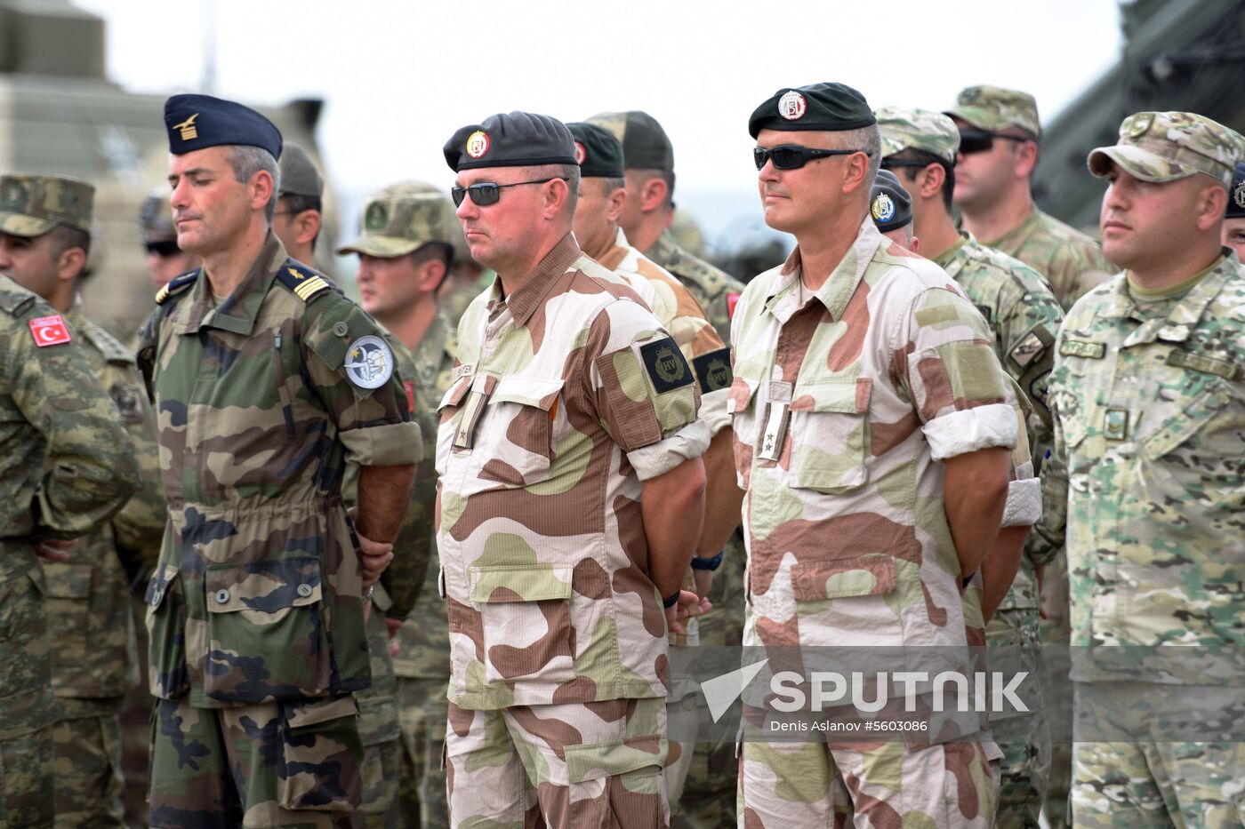 Kick-off ceremony for Noble Partner military exercise in Georgia