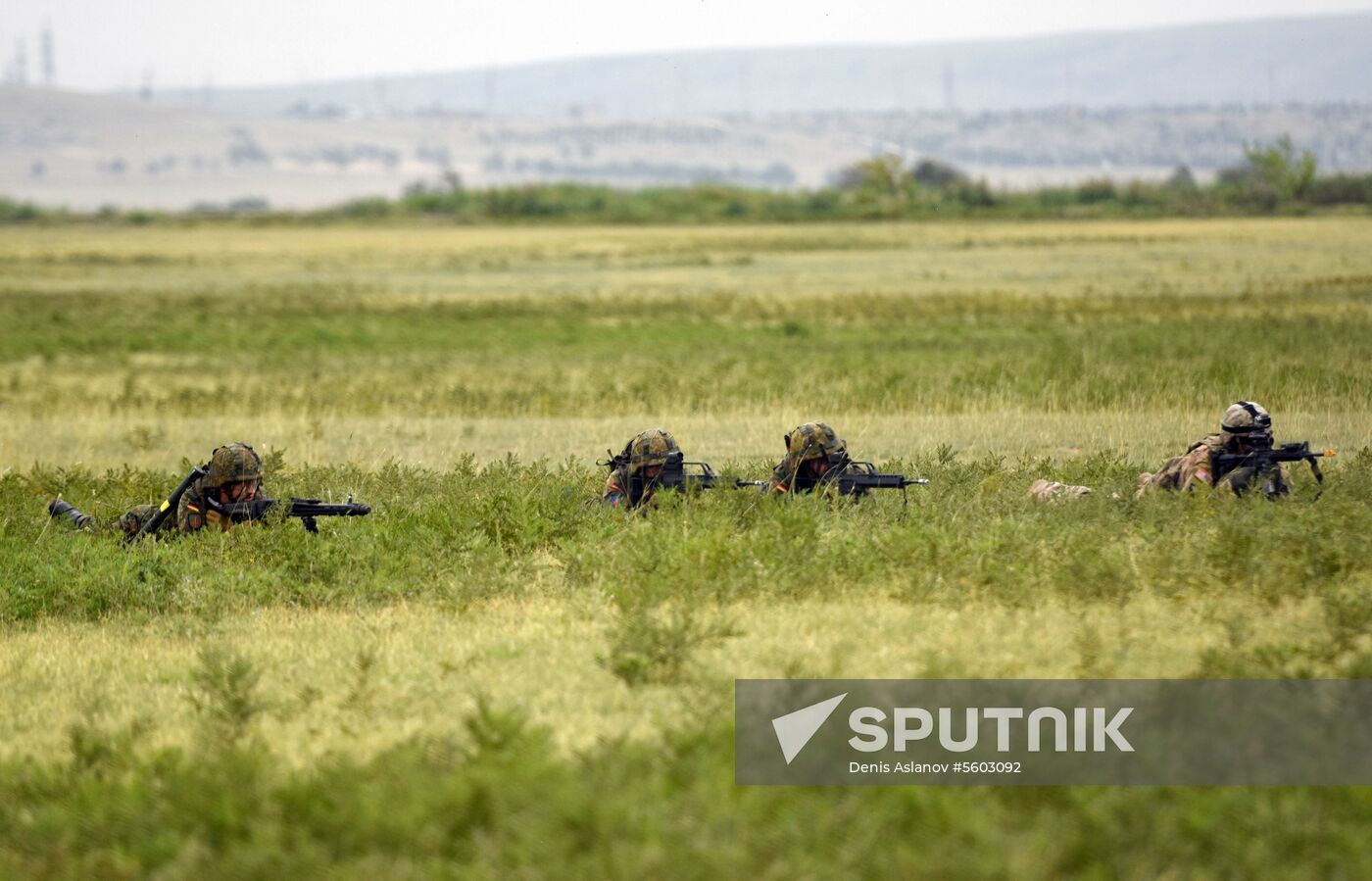 Kick-off ceremony for Noble Partner military exercise in Georgia