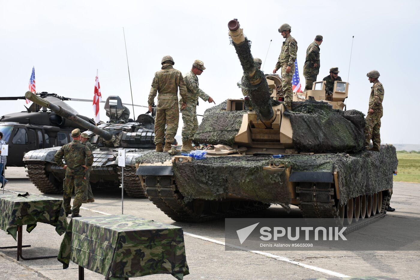 Kick-off ceremony for Noble Partner military exercise in Georgia