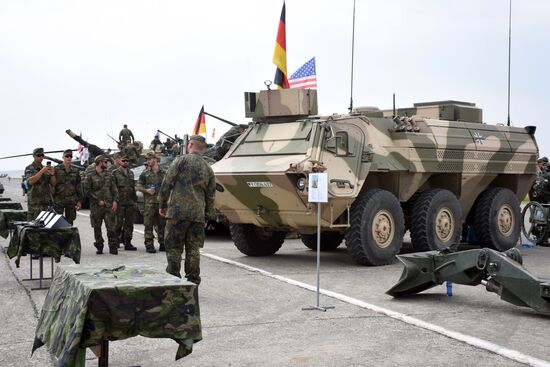 Kick-off ceremony for Noble Partner military exercise in Georgia