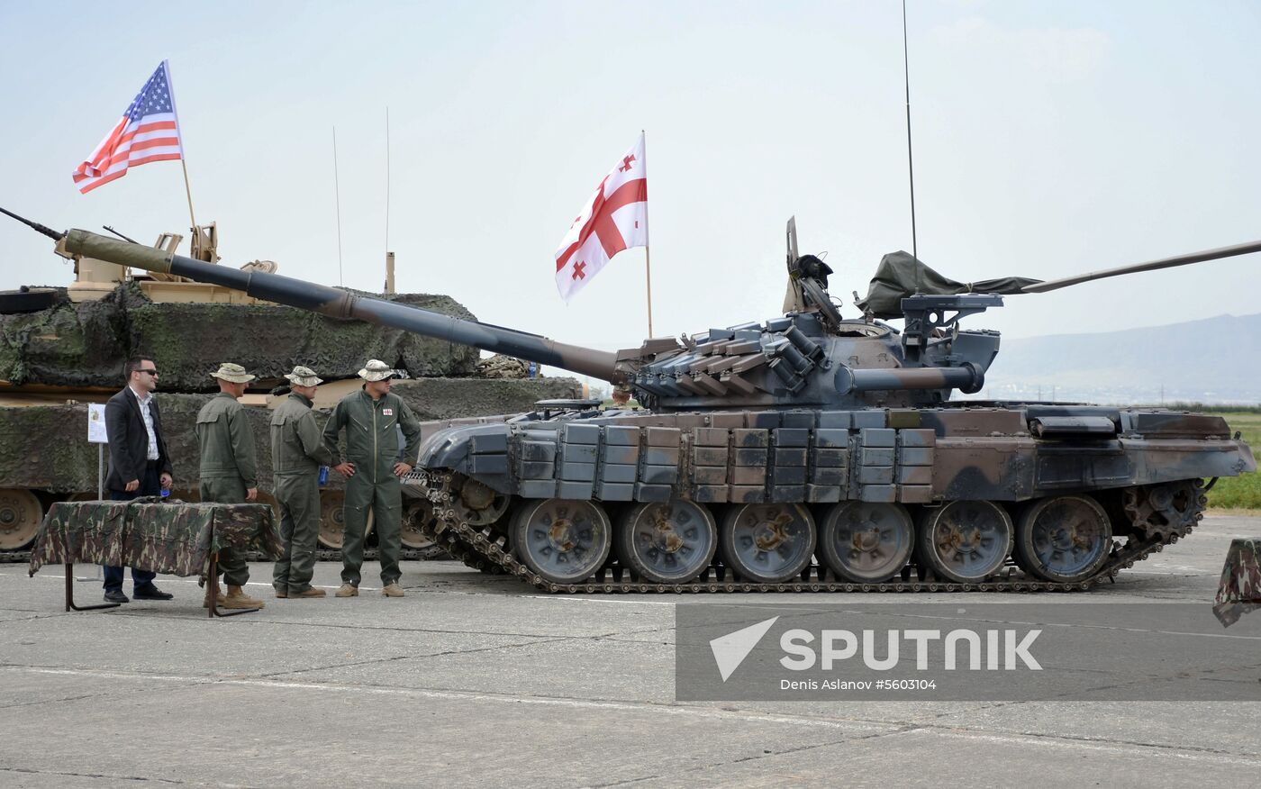 Kick-off ceremony for Noble Partner military exercise in Georgia