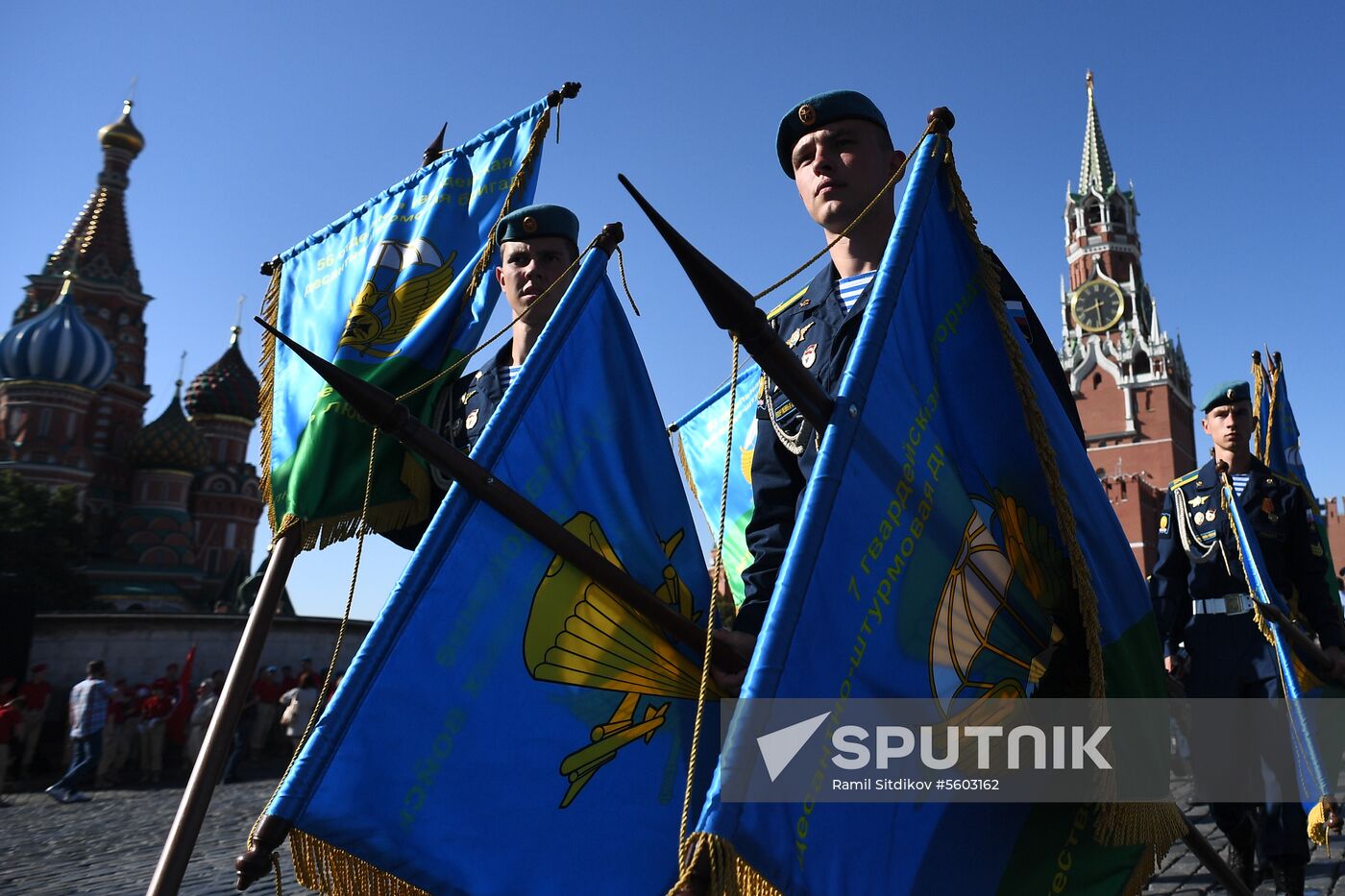 Paratroopers Day celebrations in Moscow