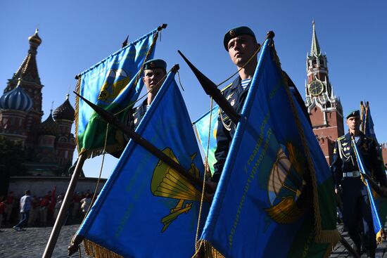 Paratroopers Day celebrations in Moscow