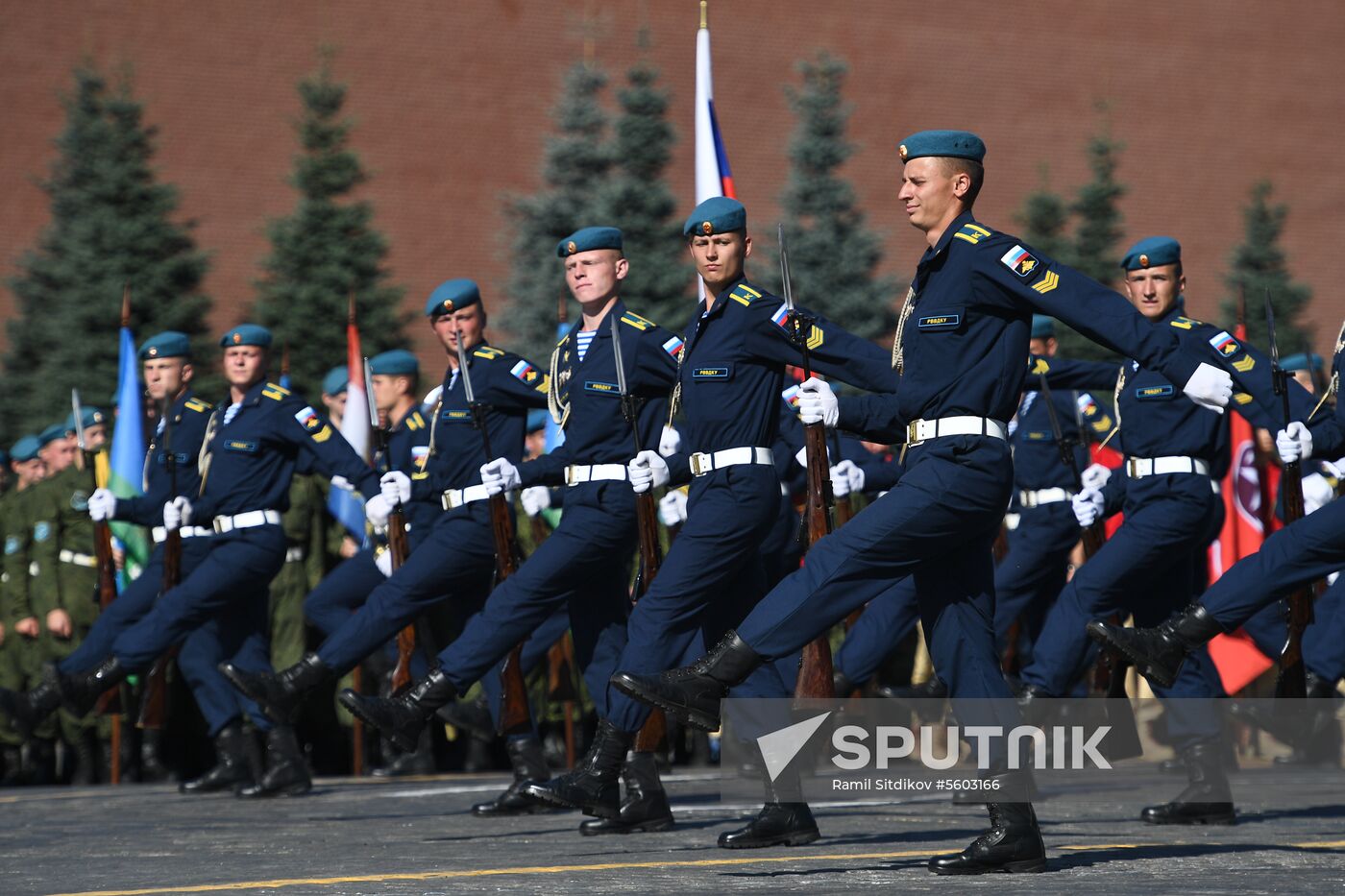 Paratroopers Day celebrations in Moscow