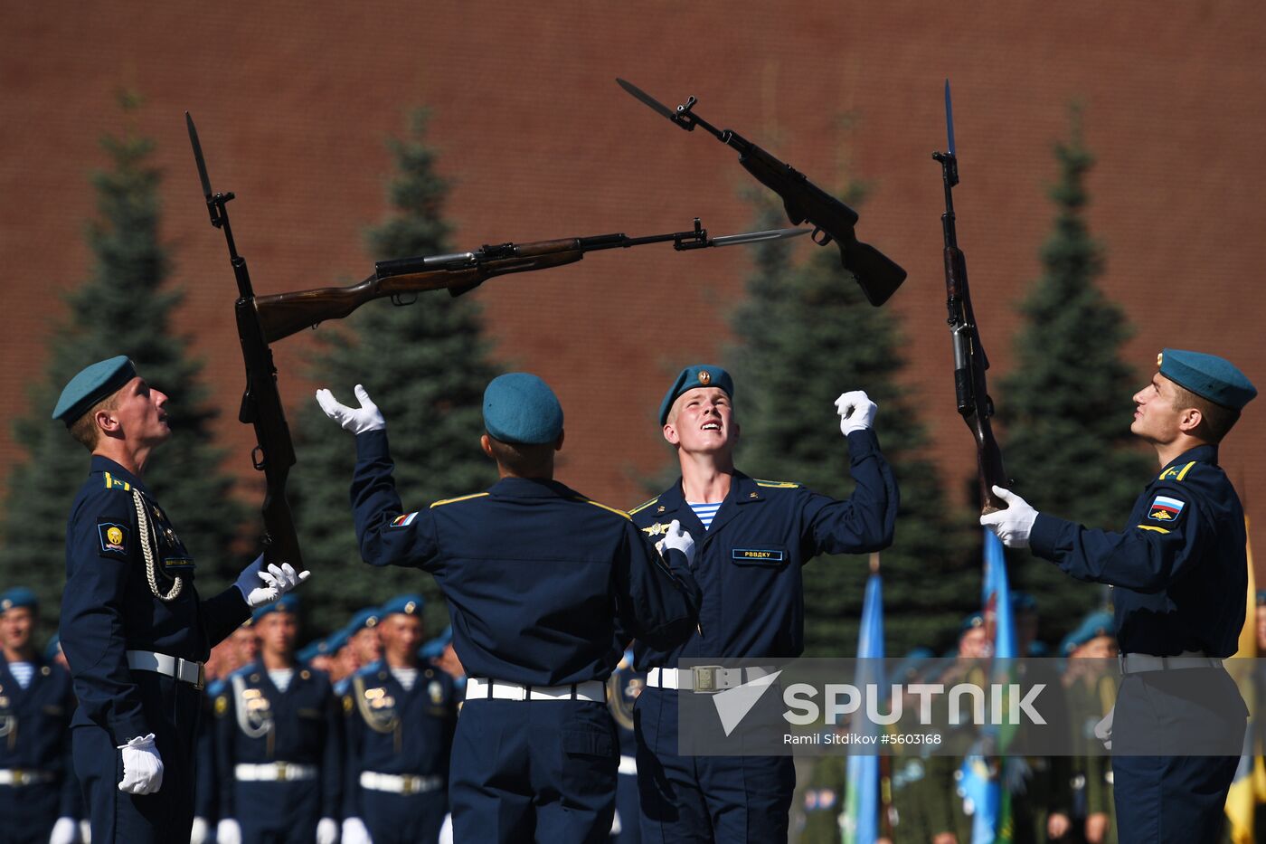 Paratroopers Day celebrations in Moscow