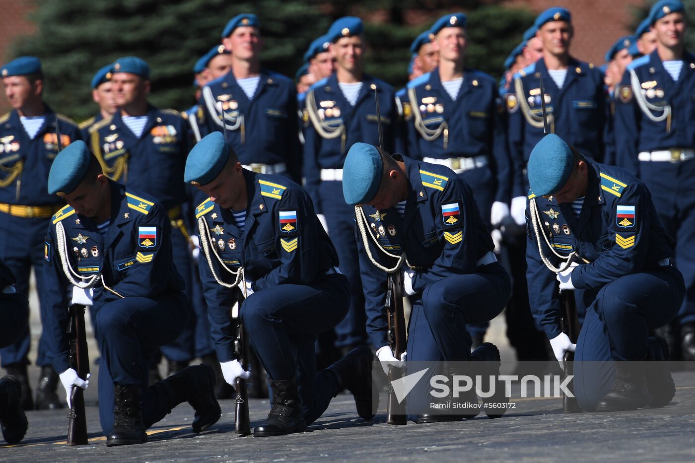 Paratroopers Day celebrations in Moscow