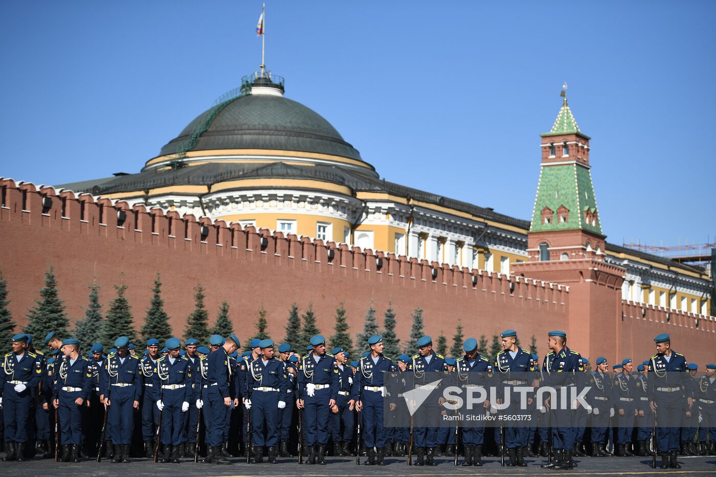 Paratroopers Day celebrations in Moscow