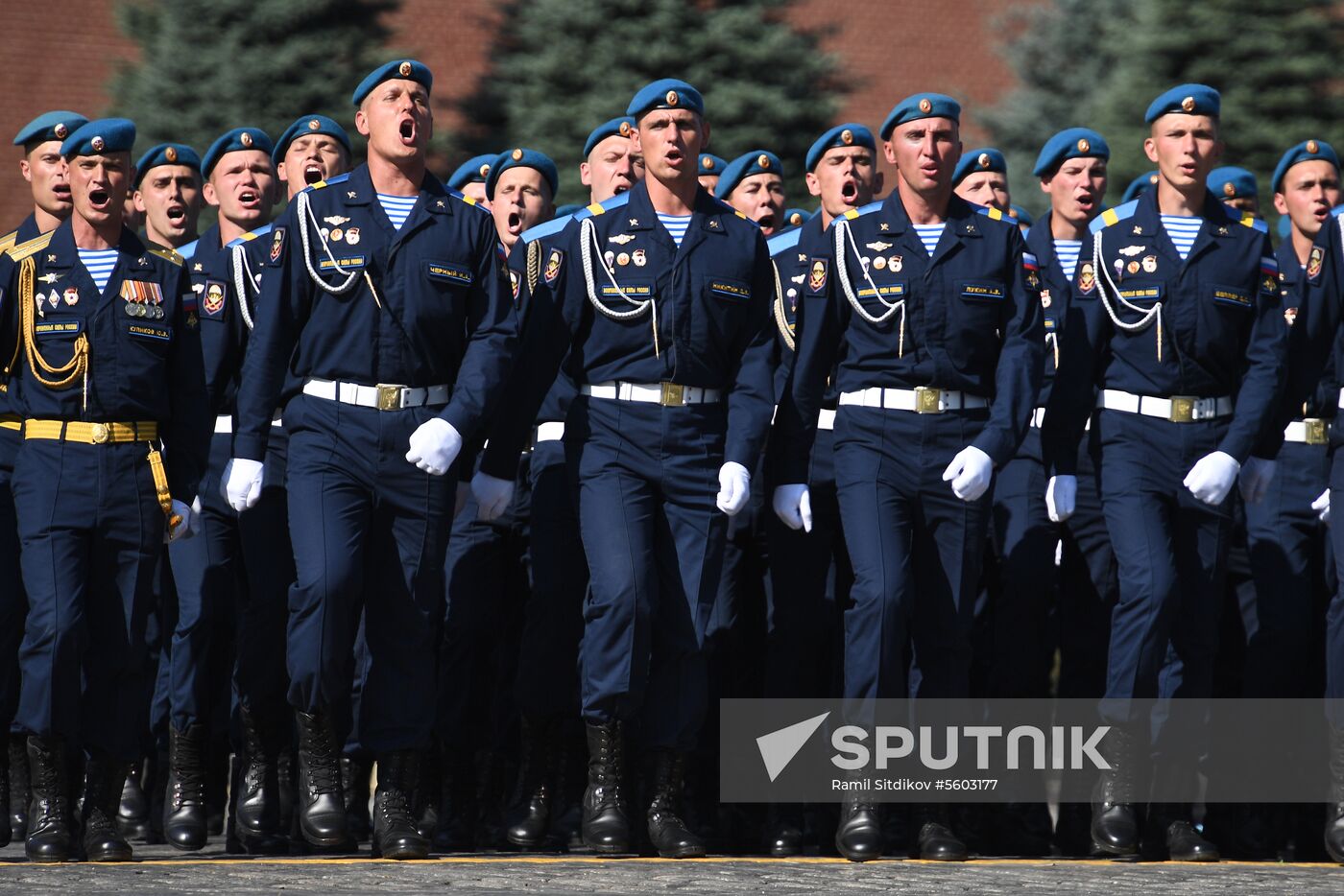 Paratroopers Day celebrations in Moscow