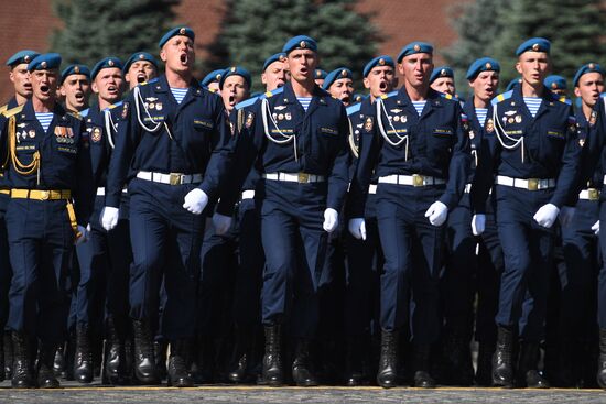 Paratroopers Day celebrations in Moscow