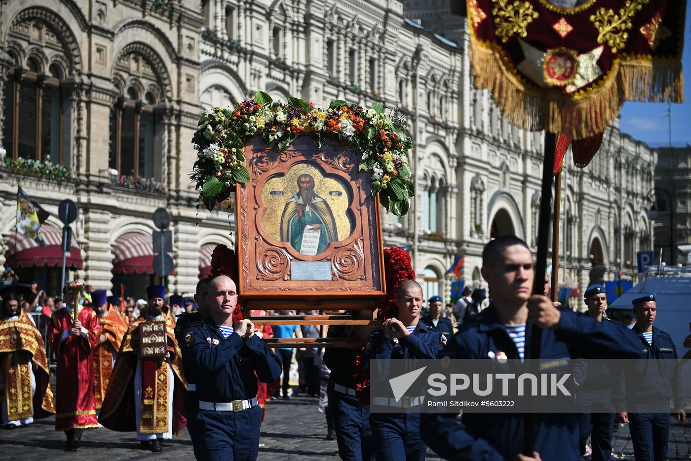 Paratroopers Day celebrations in Moscow