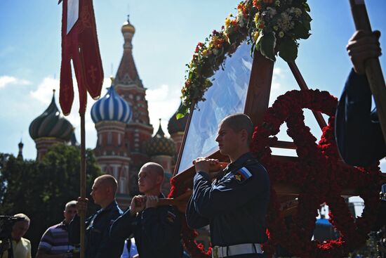 Paratroopers Day celebrations in Moscow