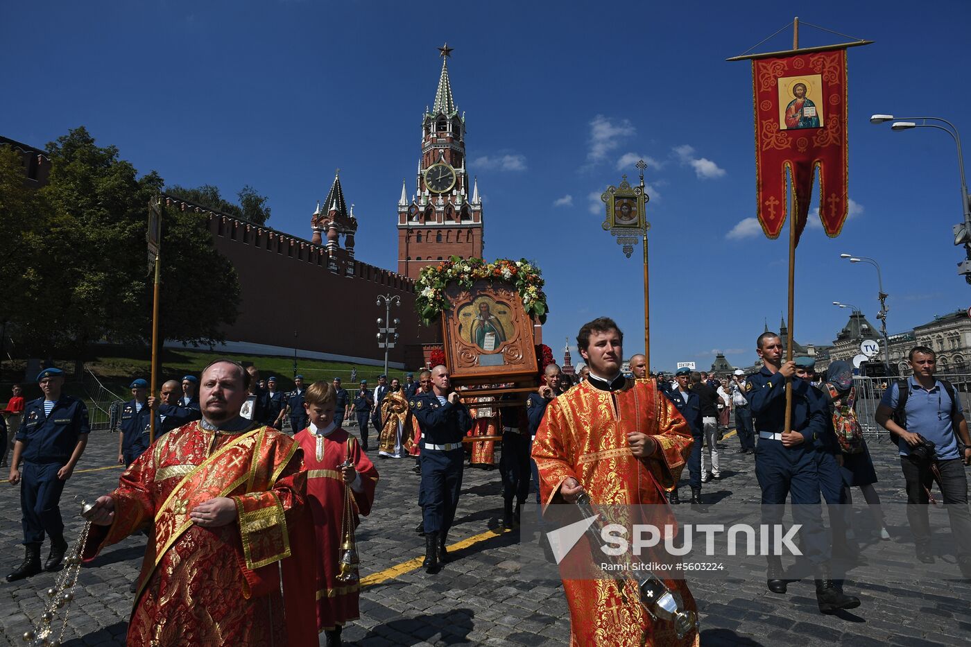 Paratroopers Day celebrations in Moscow
