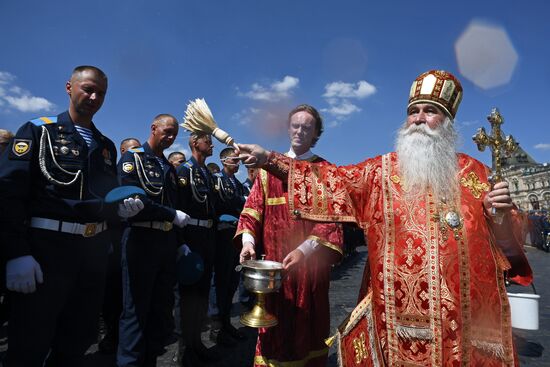 Paratroopers Day celebrations in Moscow