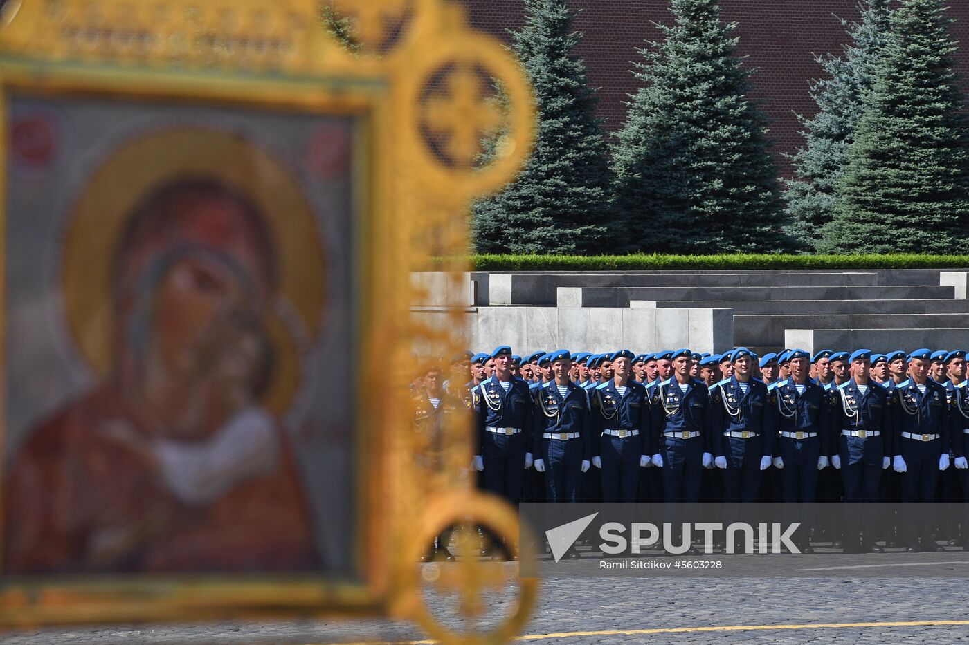 Paratroopers Day celebrations in Moscow