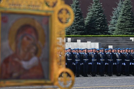 Paratroopers Day celebrations in Moscow