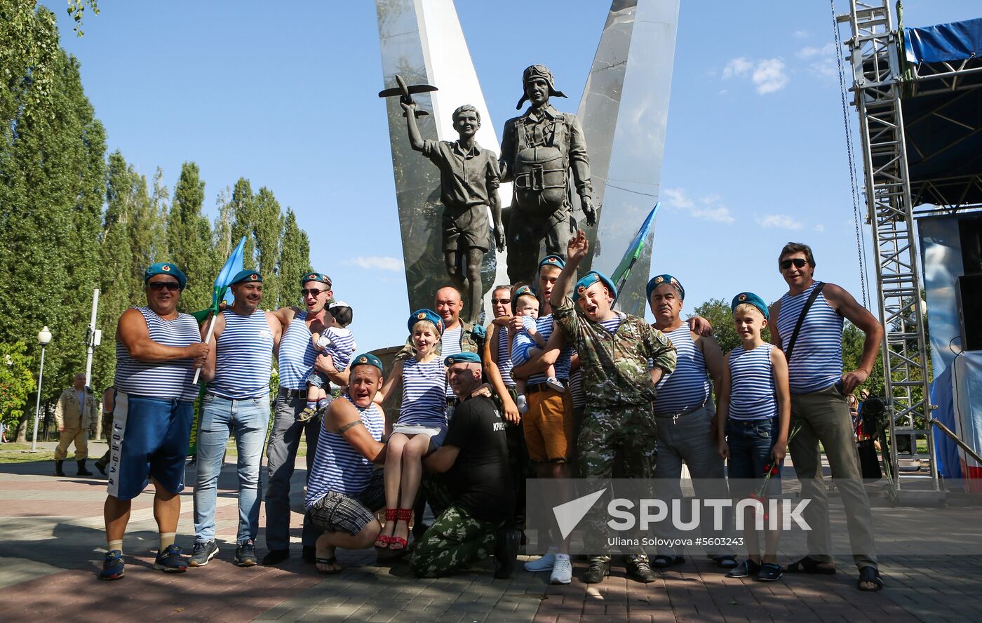 Paratroopers Day celebrations in Russian regions