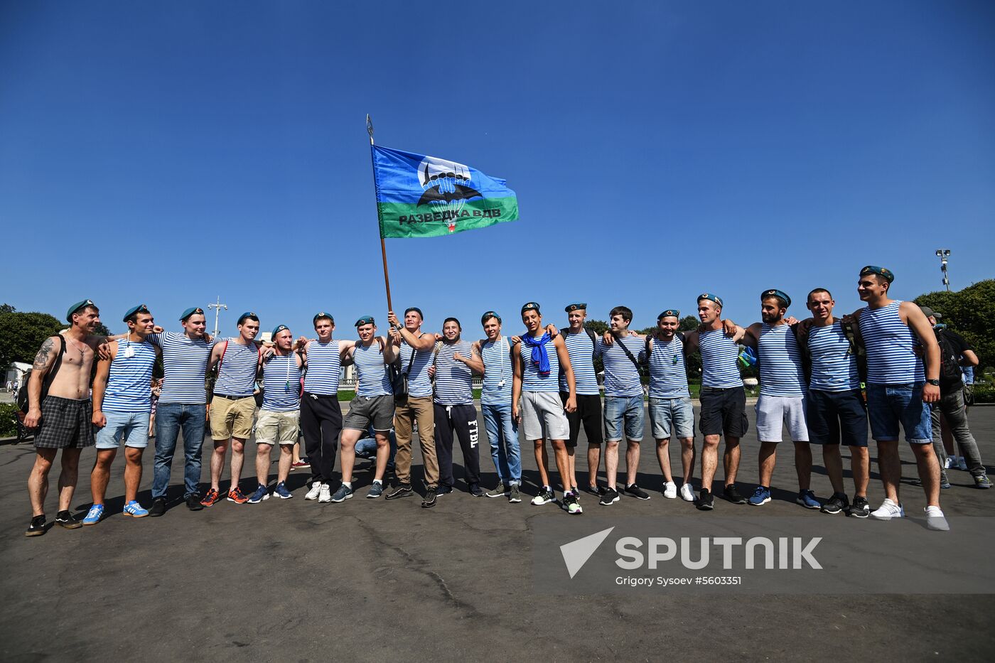 Paratroopers Day celebrations in Moscow