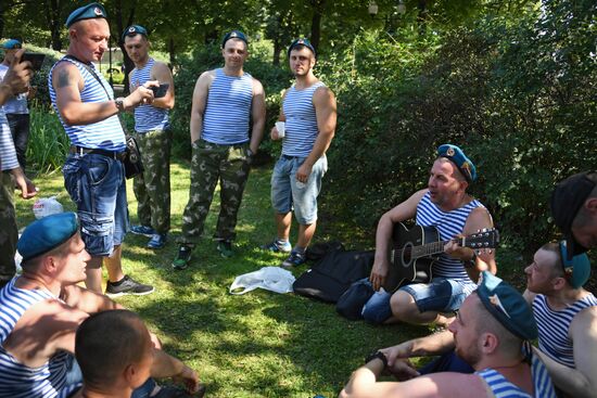 Paratroopers Day celebrations in Moscow