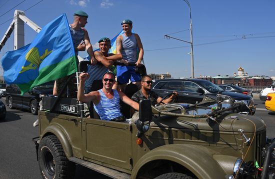 Paratroopers Day celebrations in Moscow
