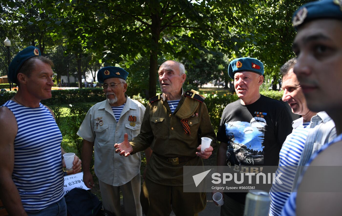 Paratroopers Day celebrations in Moscow