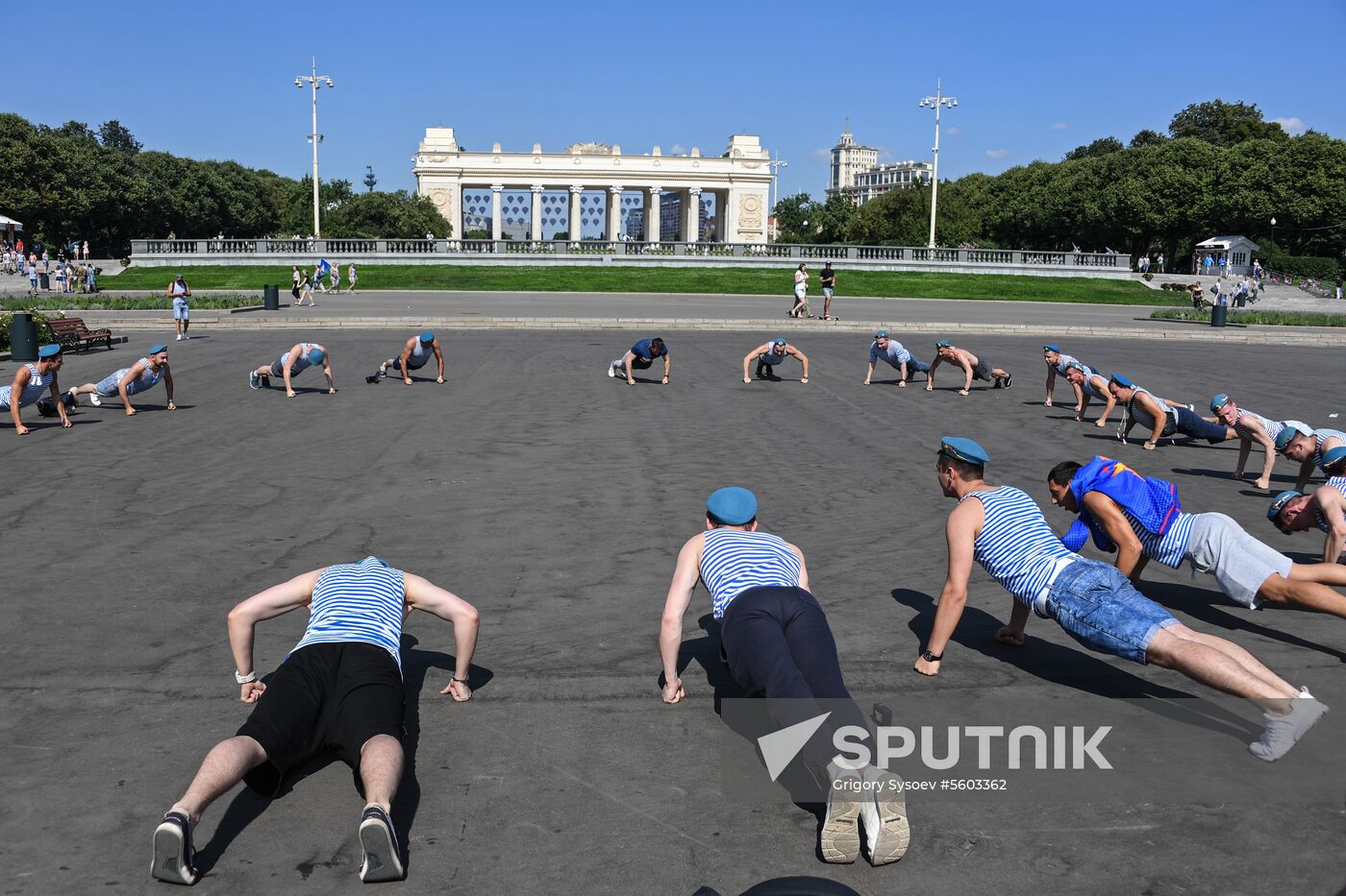 Paratroopers Day celebrations in Moscow