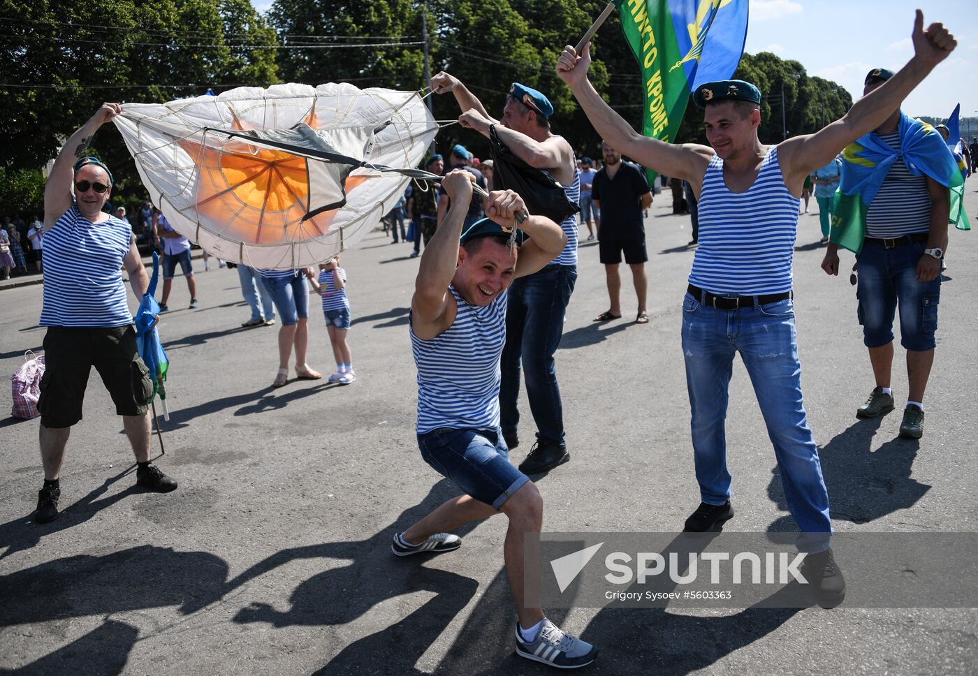 Paratroopers Day celebrations in Moscow