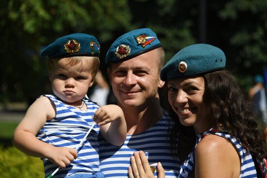 Paratroopers Day celebrations in Moscow