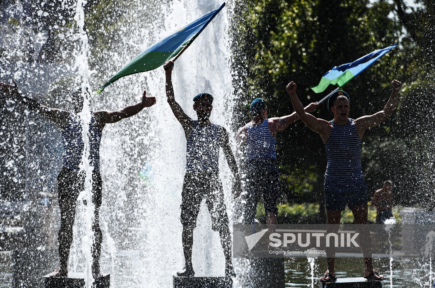 Paratroopers Day celebrations in Moscow