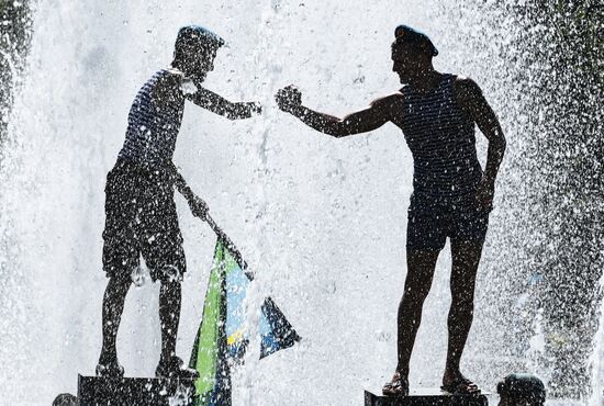 Paratroopers Day celebrations in Moscow