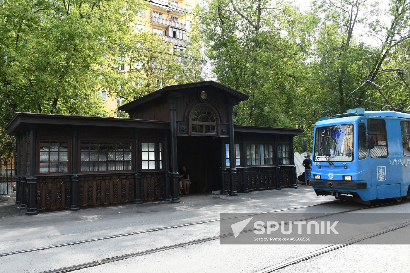 Oldest tram stop reopened after restoration