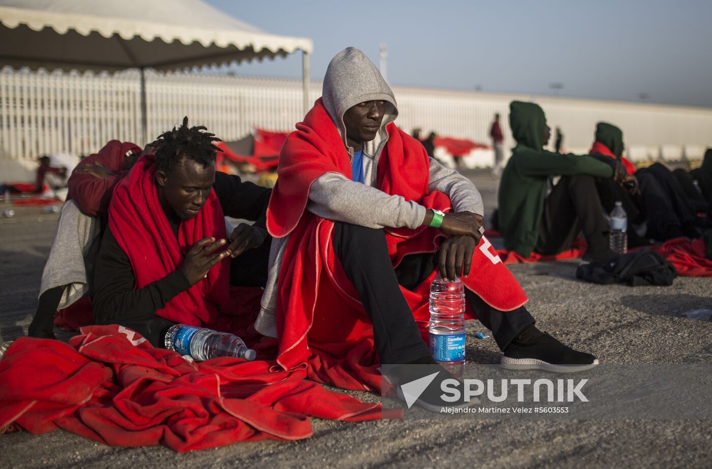 Migrants from Africa and Arab countries land in Spain