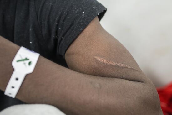 Migrants from Africa and Arab countries land in Spain