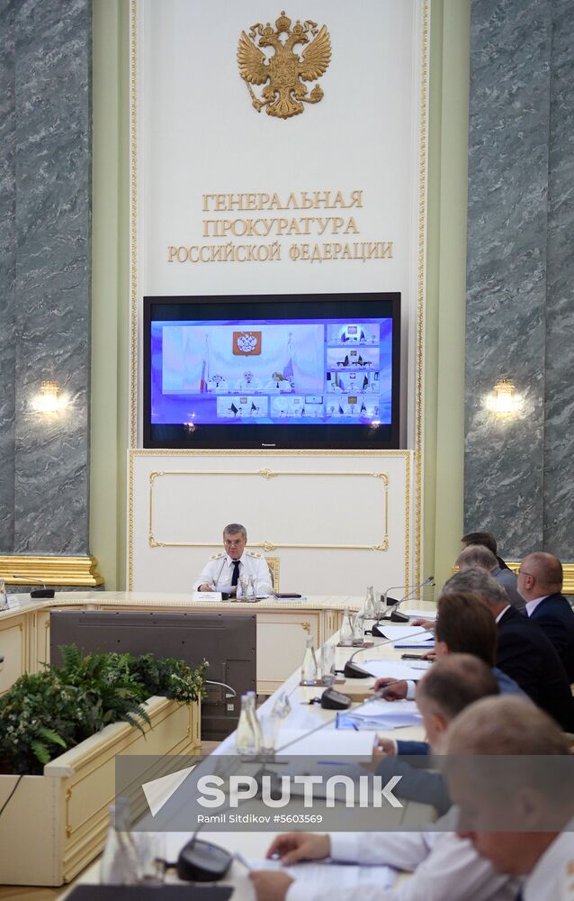 Meeting of Russian Prosecutor-General's Office board