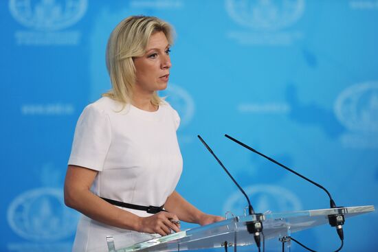 Briefing with Foreign Ministry's Spokesperson Maria Zakharova