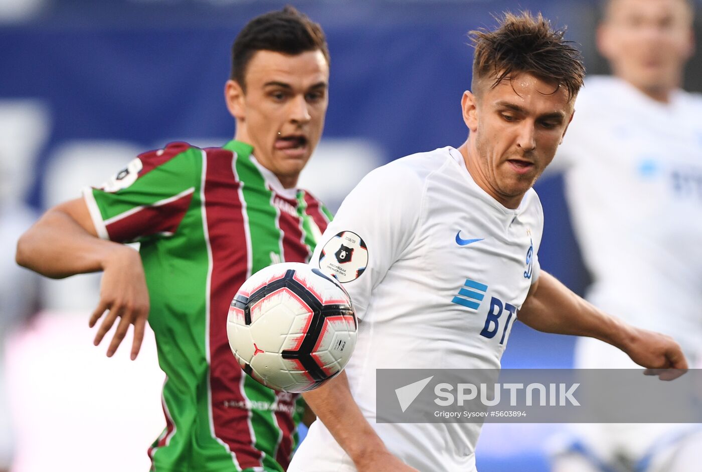 Football. Russian Premier League. Dynamo vs. Rubin