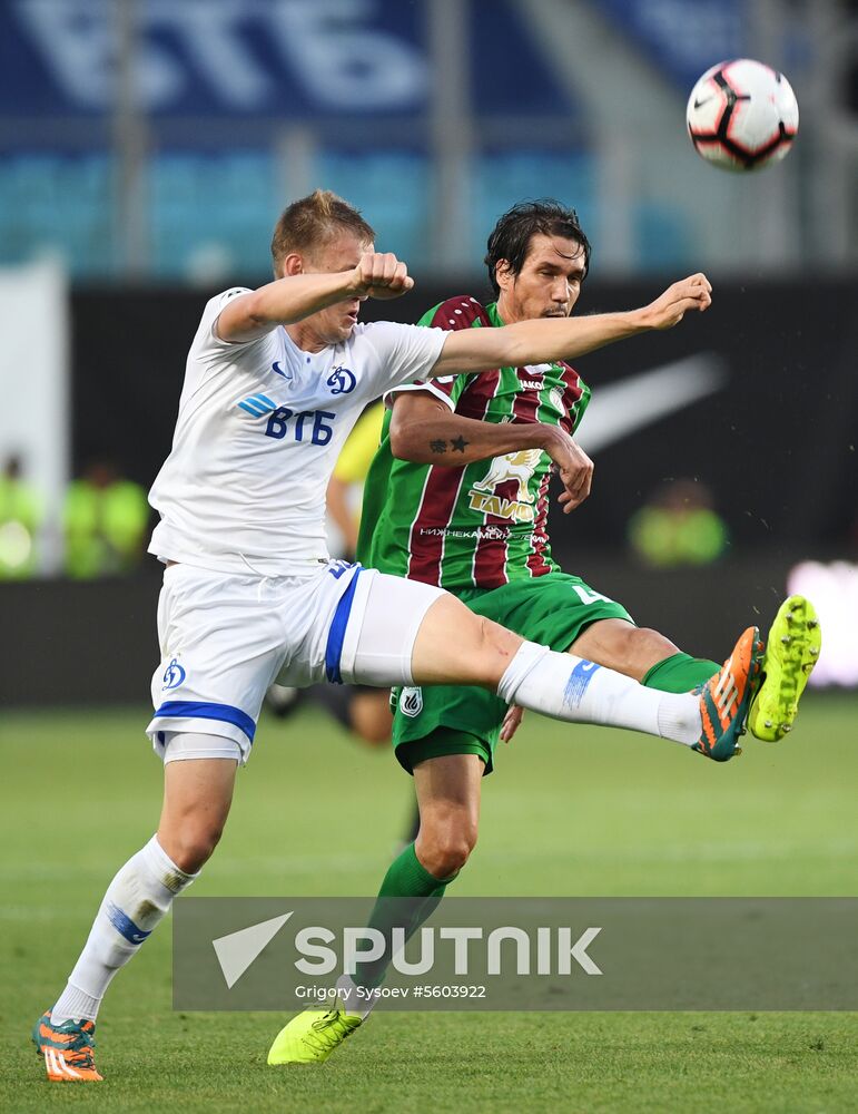 Football. Russian Premier League. Dynamo vs. Rubin