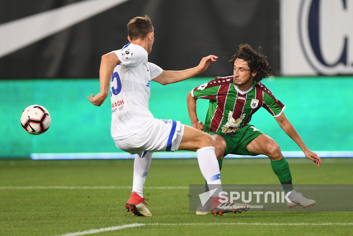 Football. Russian Premier League. Dynamo vs. Rubin